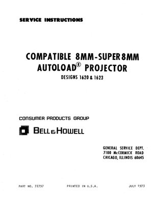 Bell & Howell projector 1620 23